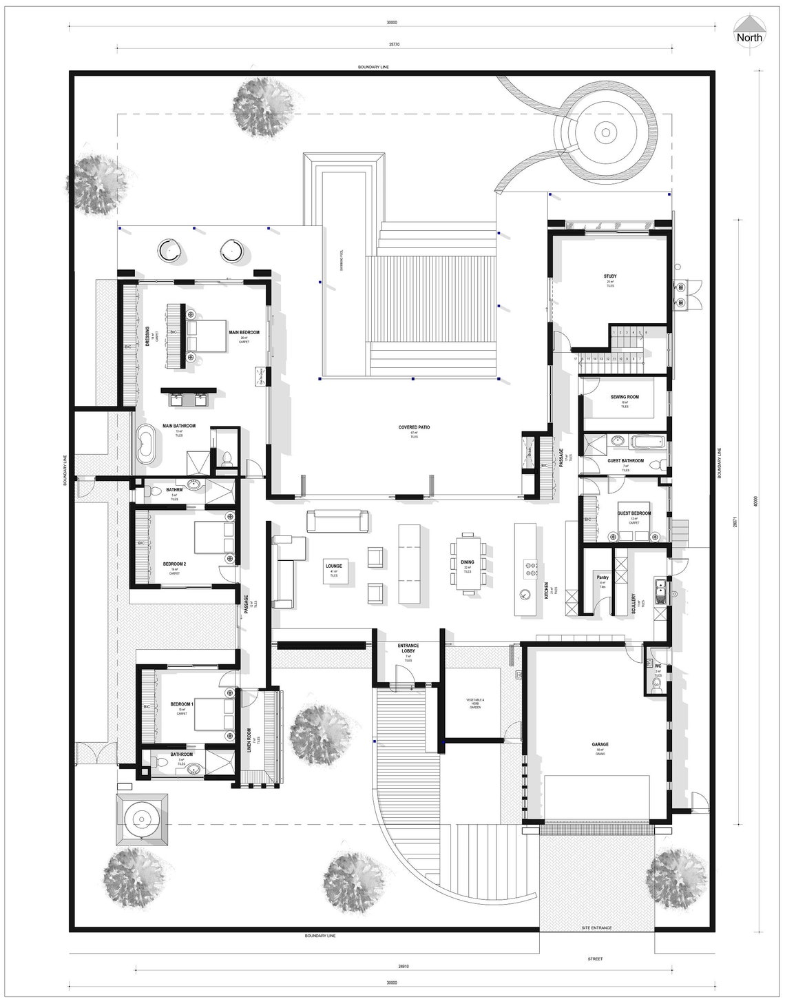 4 Bedroom 4 Bathroom 2 Garages 534m2 5748sqft Etsy Canada