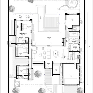 Modern 4 Bed 4 Bath House Plans, PDF & DWG (digital Download) - Etsy