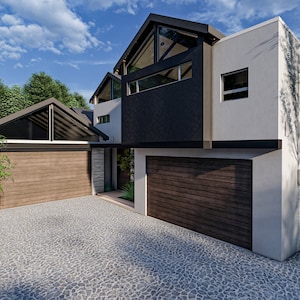 3 Bedroom, 3 Bathroom, 4 Garages, 402m2 (4327.0ft2) (17.89m x 23.89m) (58.70ft x 78.40ft): Ready To Build House Plans