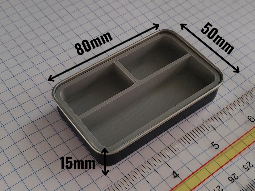 Mini Organizer Tin + Storage Insert | Dinkerbox | Tiny Storage ...