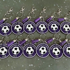 Soccer Bag Name Tag, Soccer Bag Tag, Team Bag Tags Soccer, Soccer Senior Night, Boys Soccer Team Gifts, Team Gifts for Girls Soccer