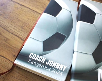 Soccer Coach Gift Ideas Personalized Coaches Gifts from Soccer Team Thank You Coach Soccer Journal Custom with Name for Senior Night Banquet