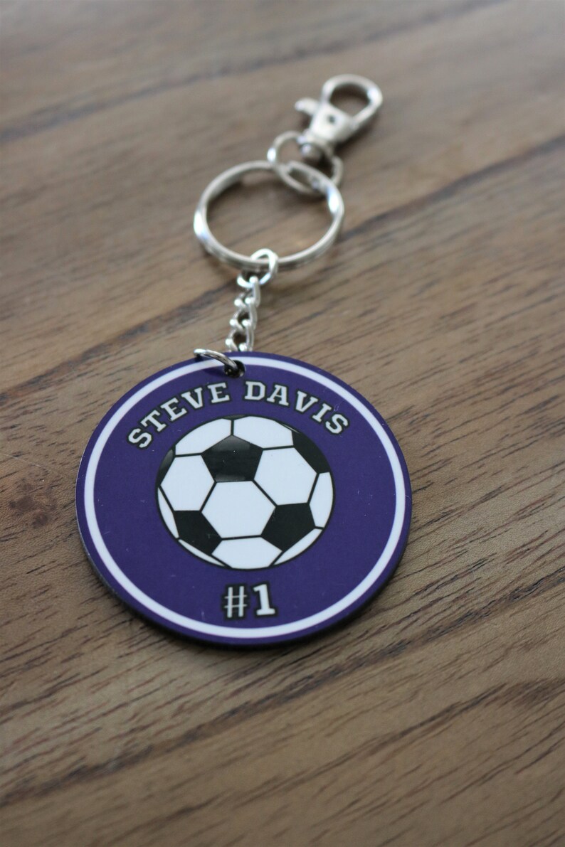 Soccer Bag Name Tag Soccer Bag Tag Team Bag Tags Soccer Etsy