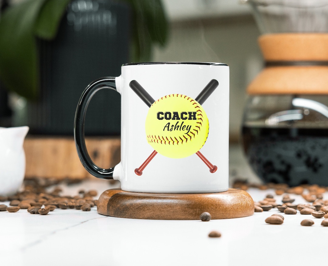 Softball Coach Gift Ideas, Softball Mug, Assistant Coach Cup