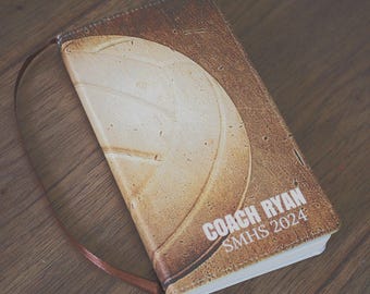 Personalized Volleyball Coach Notebook: Custom End of Season Gift