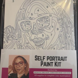 Self Portrait Paint Kit – Custom Canvas Painting Gift for Couples Anniversary image 9
