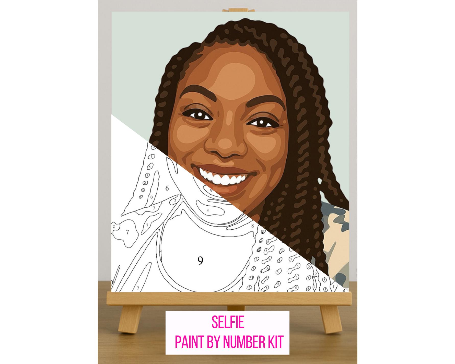 Custom Paint by Number Kit: Personalized Portrait From Photo - Etsy