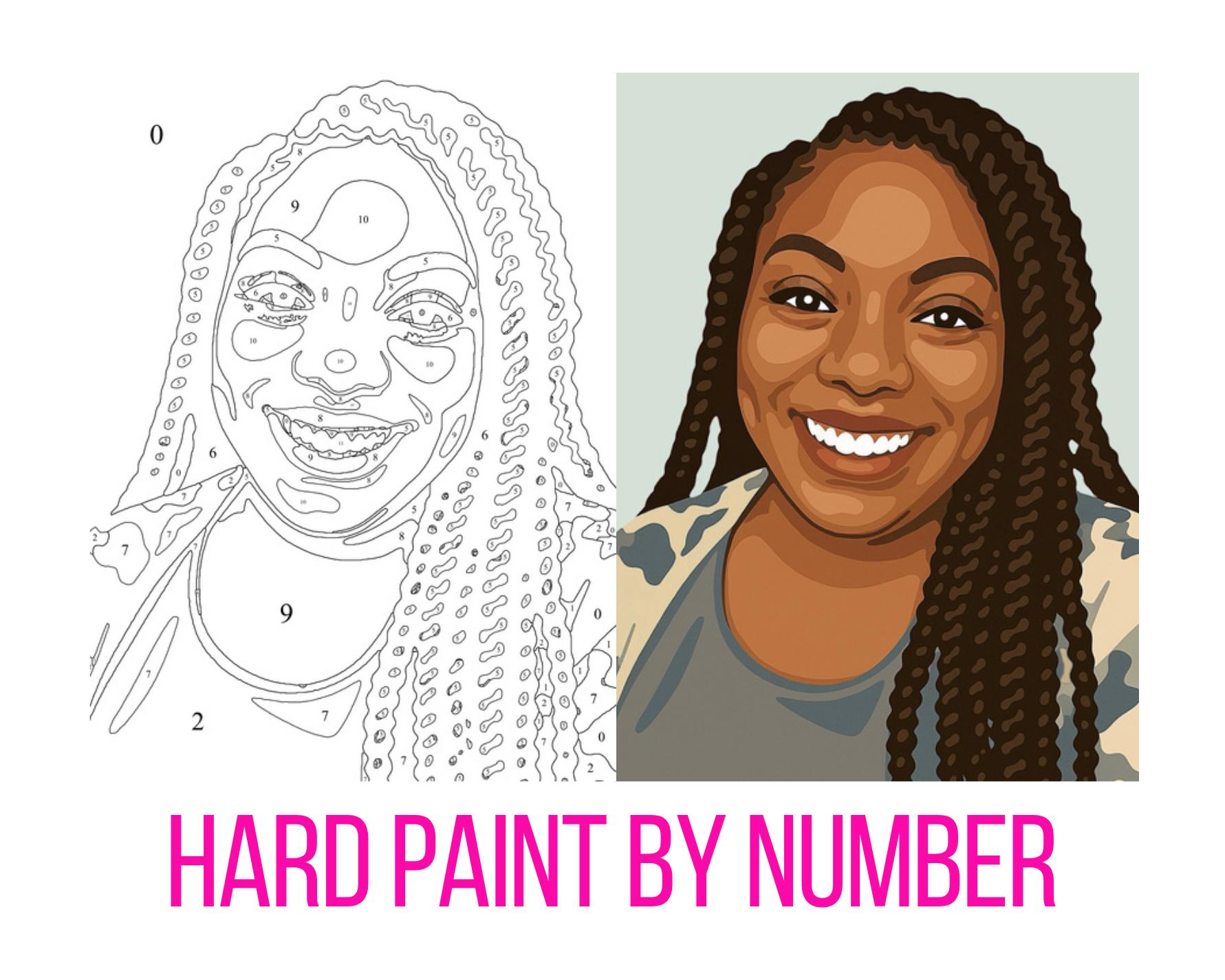 Custom Paint by Number Kit: Personalized Self Portrait From Photo - Etsy