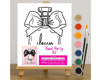DIY Paint Party Kit: Canvas Painting for Adults & Kids
