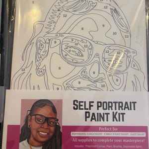Self Portrait Paint Kit – Custom Canvas Painting Gift for Couples Anniversary image 7