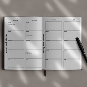 Weekly Work Planner