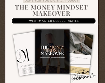 E-book „Money Mindset” z prawami do odsprzedaży, przewodnik po bogactwie i obfitości, produkt cyfrowy do odsprzedaży, pobieranie MRR