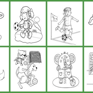 Football Coloring Pages for Kids & Adults, Fall Coloring Pages, Soccer ...