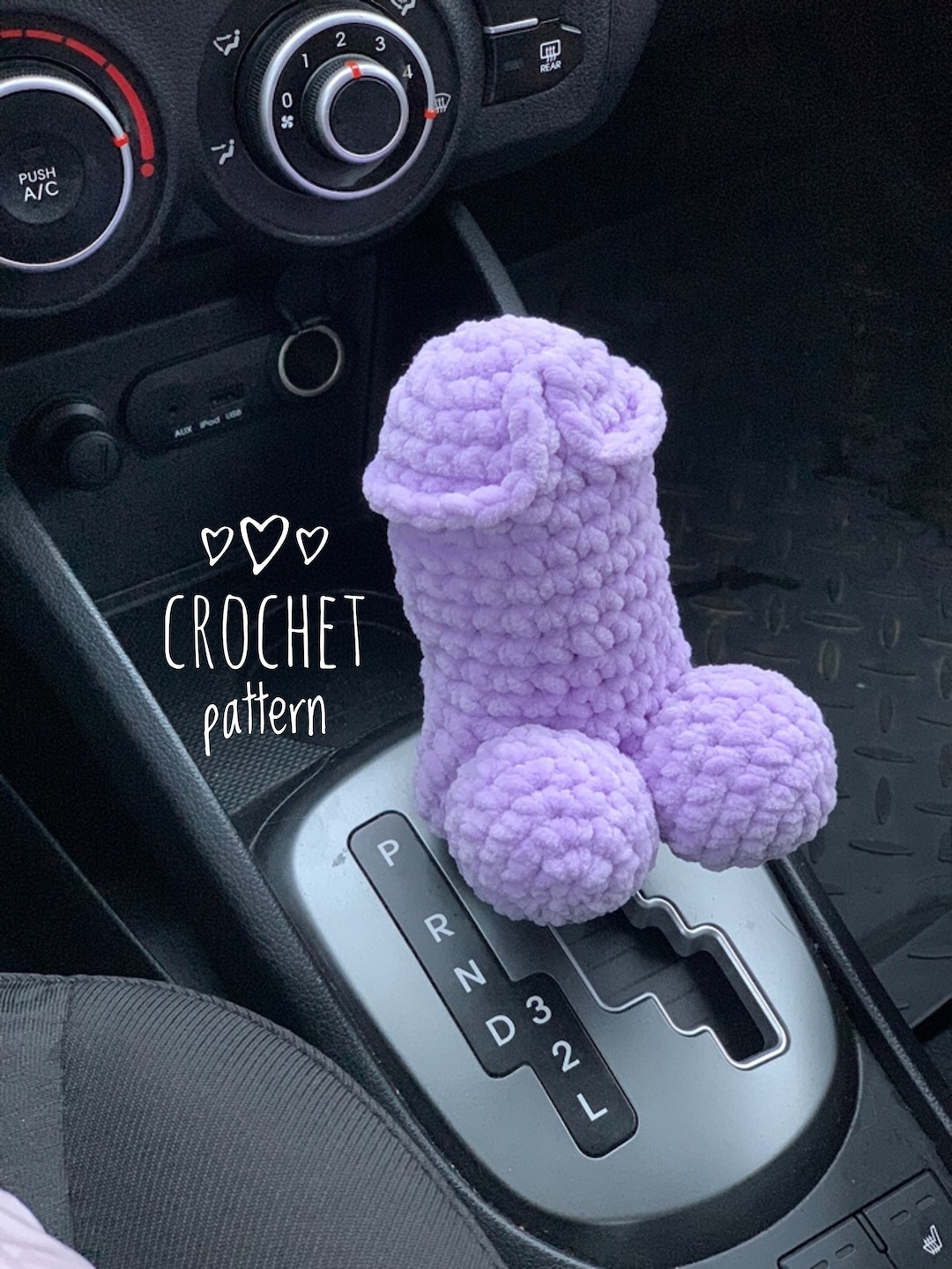 Easy Crochet Pattern PDF Shift Knob Beanie Penis Etsy