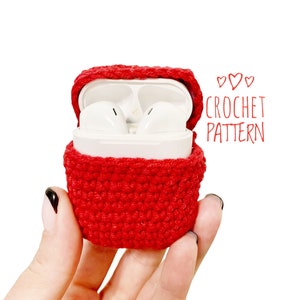 Crochet Pattern PDF Basic Airpods Case - Handmade DIY Craft Tutorial Apple Phone Cover Easy Knit Instructions