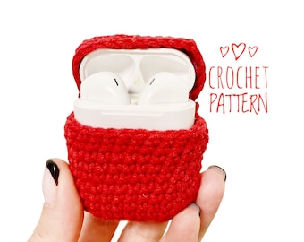 Crochet Airpods Case Pattern – Basic DIY Knit Tutorial (PDF Pattern)
