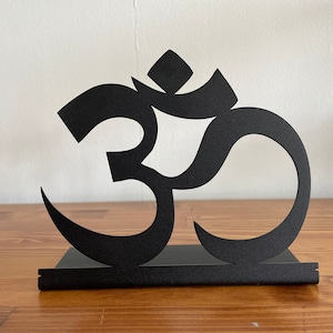 Om Desktop Decor, Decorative Om Art, Home Office Desk Table Accessory, Shelf Console Decoration