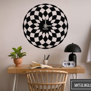Magic Wall Clock, Metal Wall Clock, Wall Clock Large, Wall Clock With Numbers, Wall Clock Unique, Custom Size