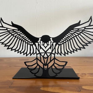 Eagle Desktop Decor, Decorative Eagle Art, Home Office Desk Table Accessory, Shelf Console Decoration, Custom Size