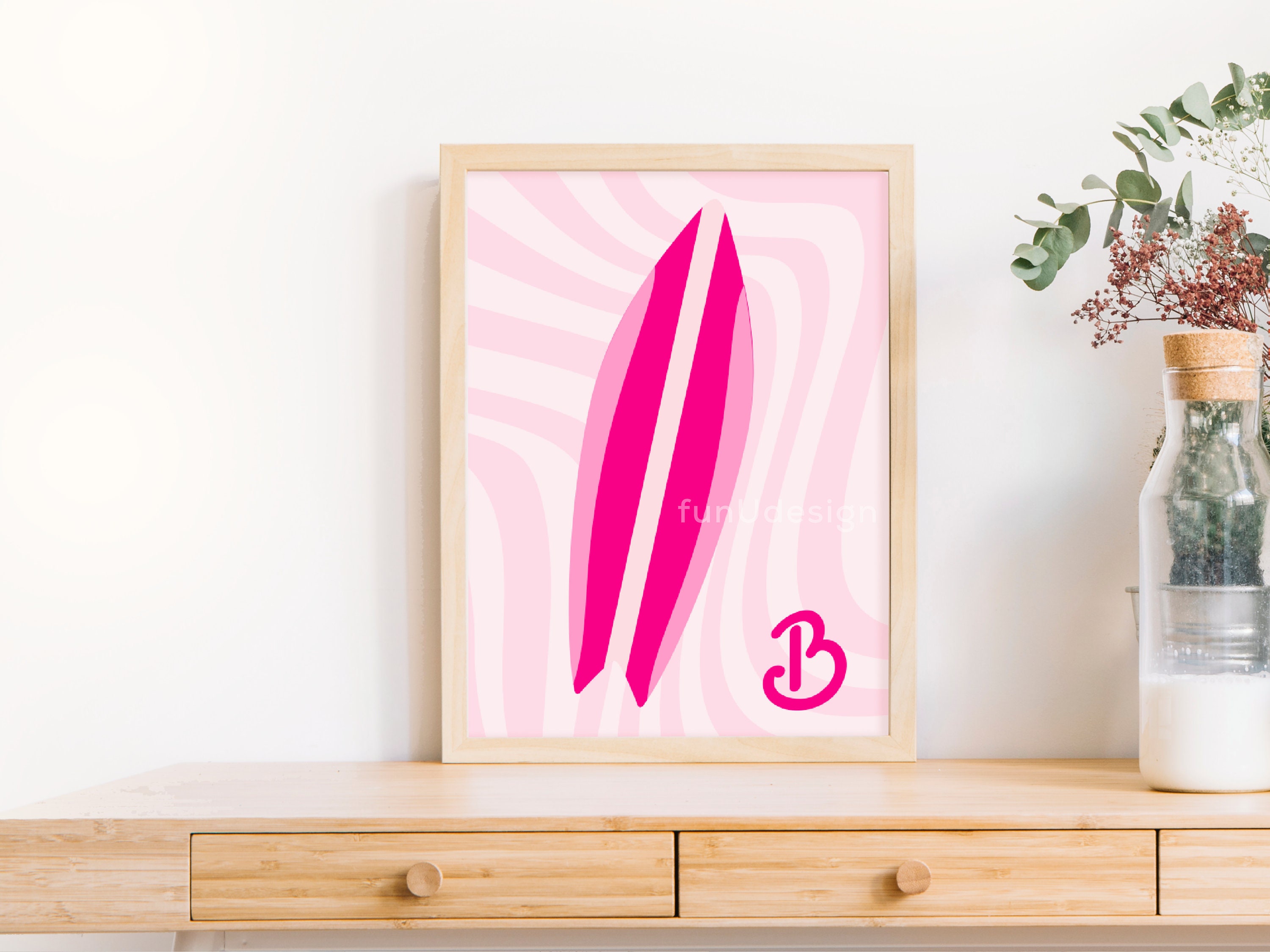 Barbie the Mermaid Surfer Printable Teen Girl Room Art Decor - Etsy