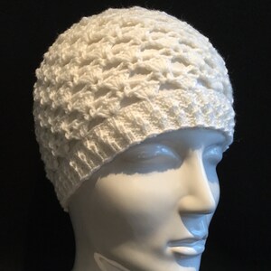 Ladies hat, transitional hat, wool hat, crocheted hat, 55/56 cm head circumference, genuine handcraft.