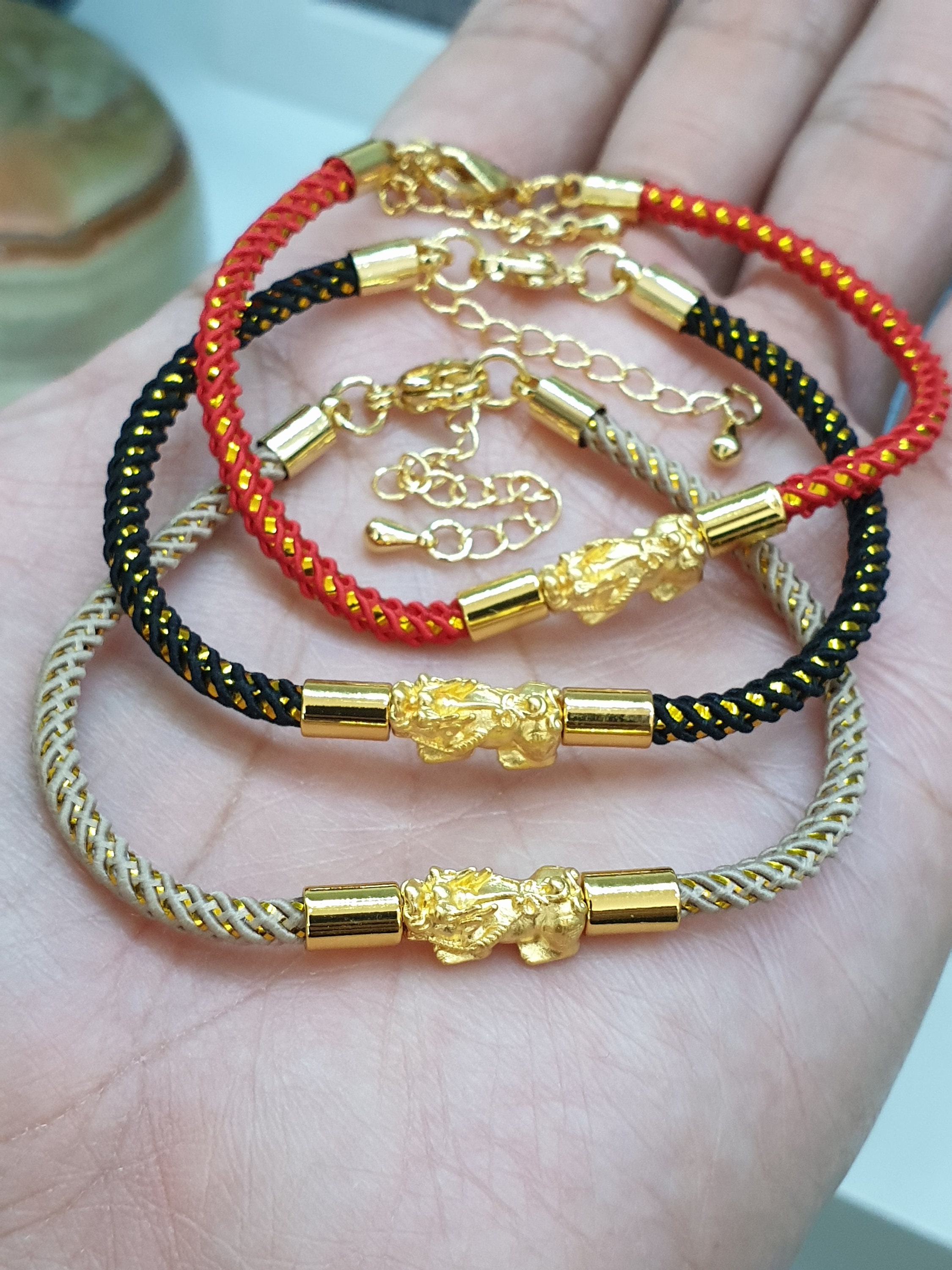 24k Gold Piyao Bracelet - Etsy 24k Gold Piyao Bracelet - Etsy