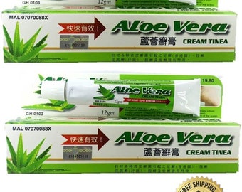 2 Boxes Aloe Vera Cream Tinea Original Fast Result 12gm