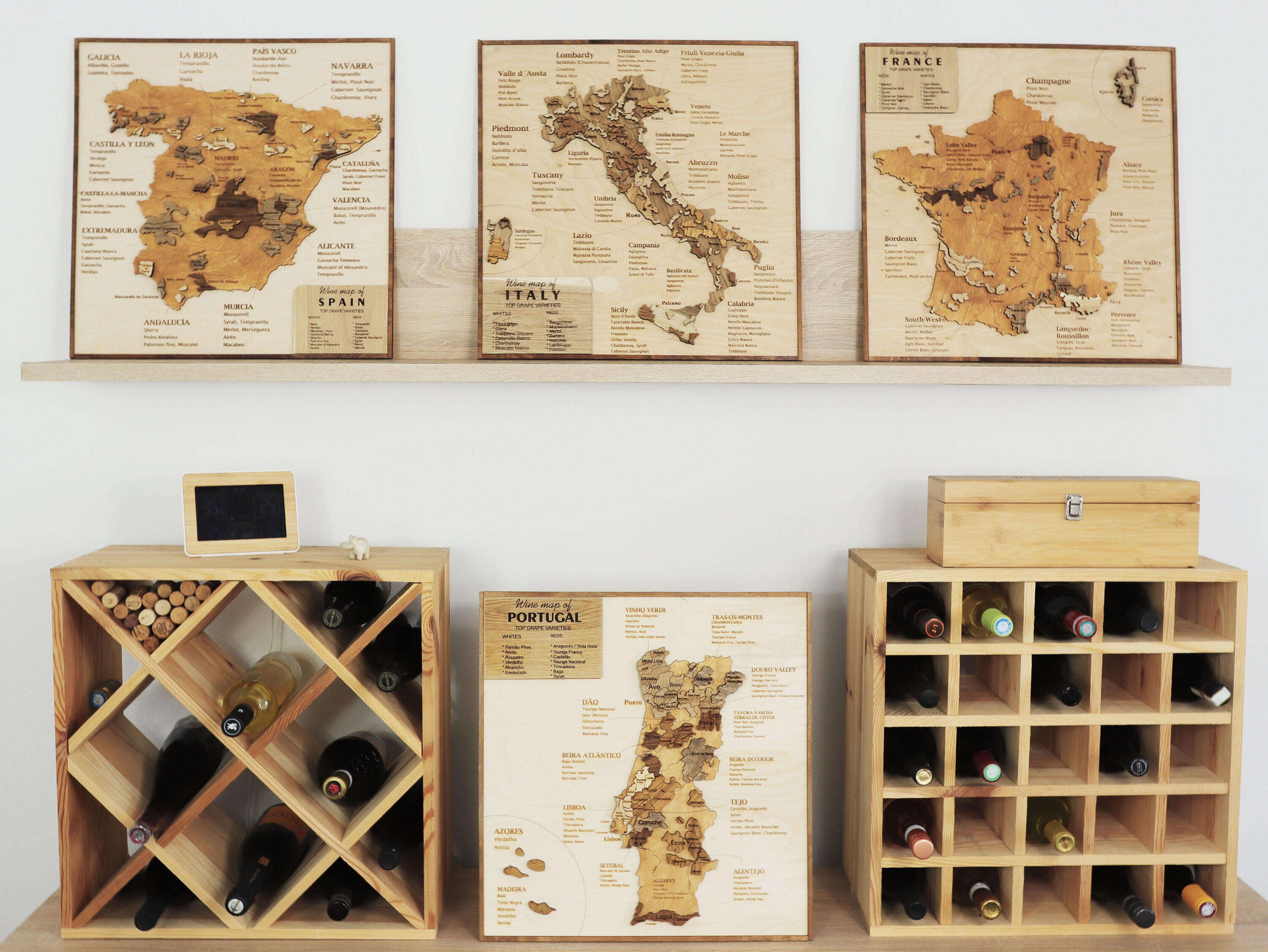 Italy Wine Regions Map, Apartment Decor Aesthetic Living Room Wall ...