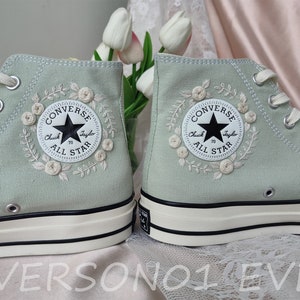Sage green converse discount