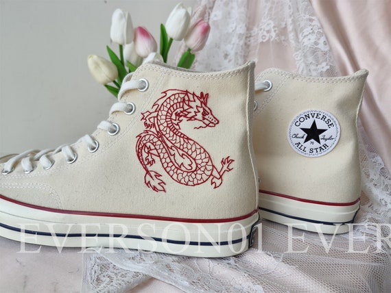 Custom Converse Embroidered Shoes Converse Chuck Taylor