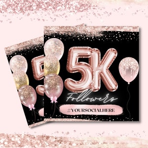 Volger sjabloon, social media volger flyer, Instagram giveaway post, Instagram post, social media kaart, social media template, ig flyer