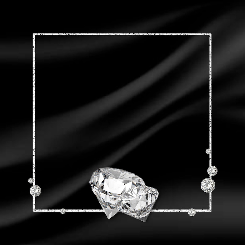 Diamond Frame, Diamond Overlays, Diamond Logo Frame Rhinestone, Diamond