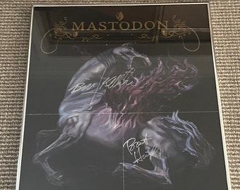 Mastodon Signed Poster Framed