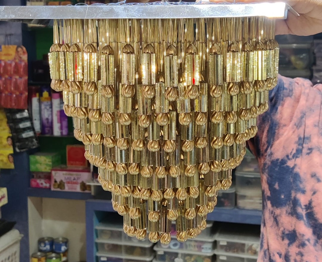 Glass Jhumar for Home Decor Jhumar Light chandelier Glass Etsy