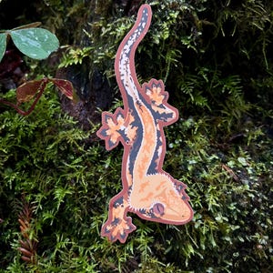 Crested Gecko | Waterproof Vinyl Sticker