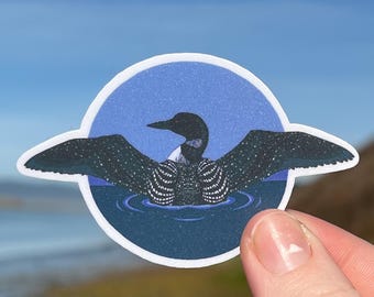 Common Loon | Waterproof Vinyl Sticker