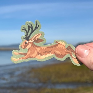Jackalope | Wasserfester Vinyl-Aufkleber
