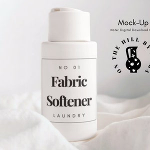 Printable & Editable Laundry Room Labels | Minimalist Laundry Room Labels | Modern Cleaning Labels | Editable Template