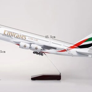 VOSSOT Airbus A380 Spielzeug - Mini Metall Flugzeug Mit Rückziehfunktion