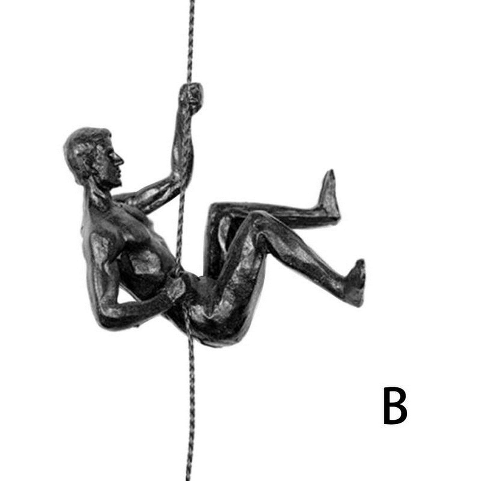 Climbing Men Man Wall Art Home Decor Sculpture Home Decor Etsy UK