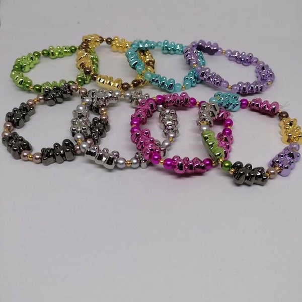 Haribo Gummy Bears Bracelets Perles