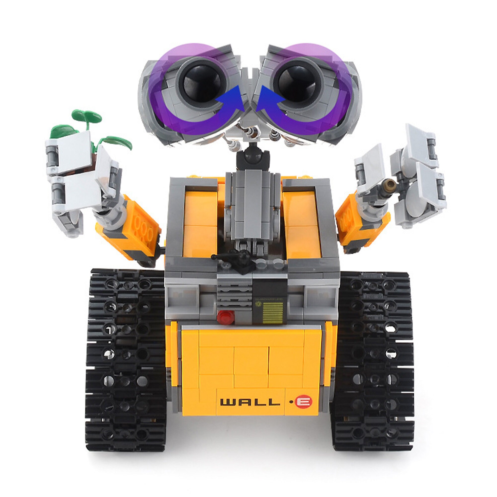 WALLE WALLE Robot Master Puzzle Block Model Wall E and Eve Etsy UK