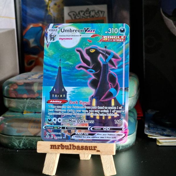 Umbreon Alt Art *SHINY EDIT PROXY* Custom Card Evolving Skies