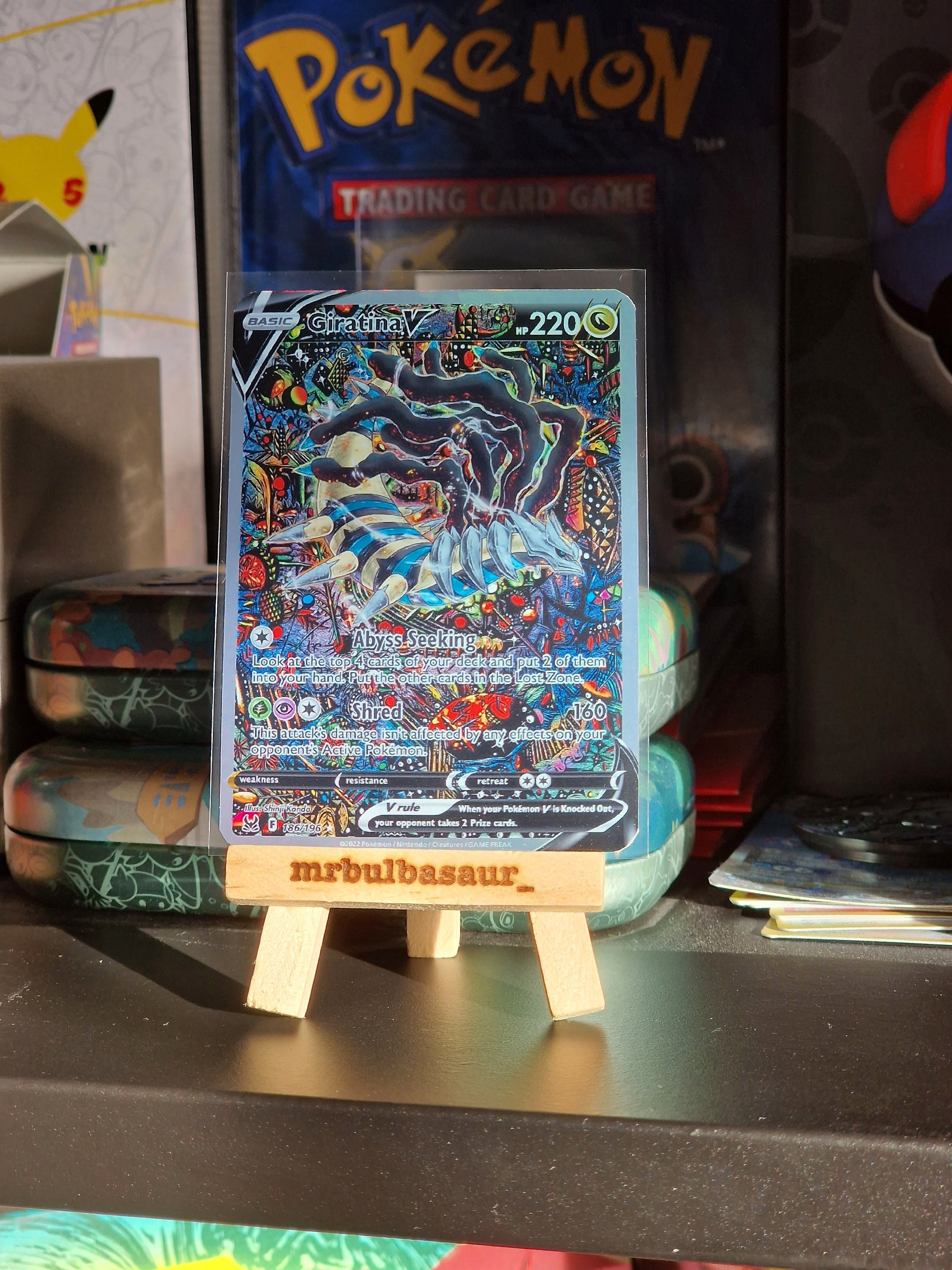 art] DAY2 of posting recolored pokemon cards. Giratina LV.X from Platinum  booster pack but shiny! : r/ShinyPokemon