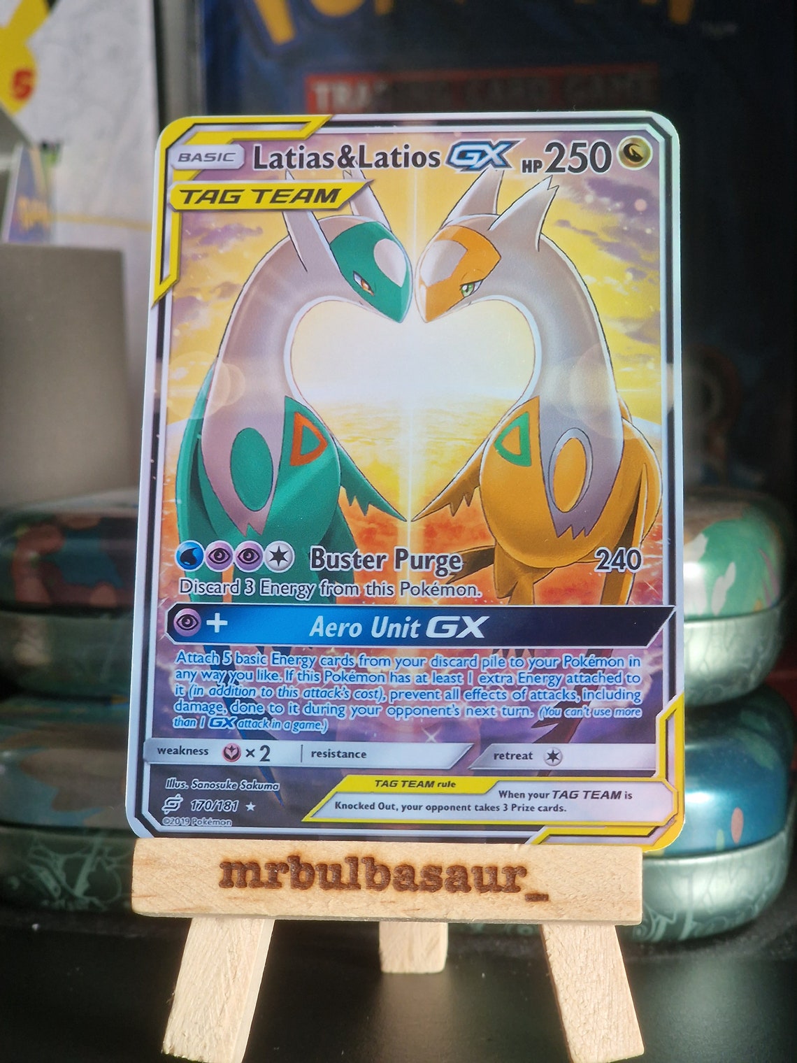 Latios & Latias Gx Alt Art SHINY EDIT PROXY Custom Card Team Etsy