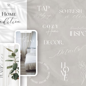 150+ Instagram Story Sticker Home Basic Alltag Daily Everyday Storysticker digital download png