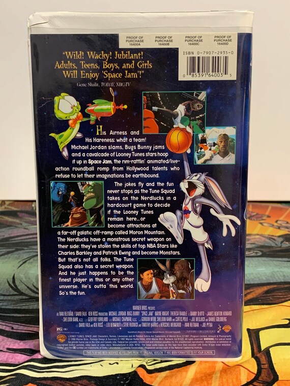 Space Jam Vhs - Etsy
