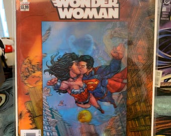 super man Wonder Woman #1 ( 3d holographic cover)