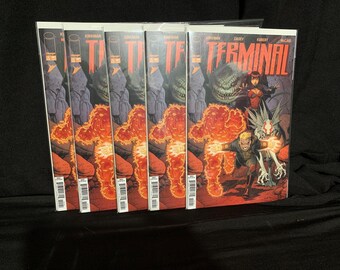 Terminal #1 Cover B Variant Comic Book Lot (Image Comics) Kirkman Kubert 5 issue