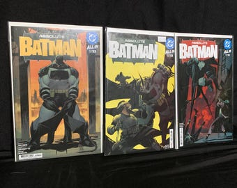 Absolute Batman Batman Comic Book lot 1-21 + ark m special + annual  number 1